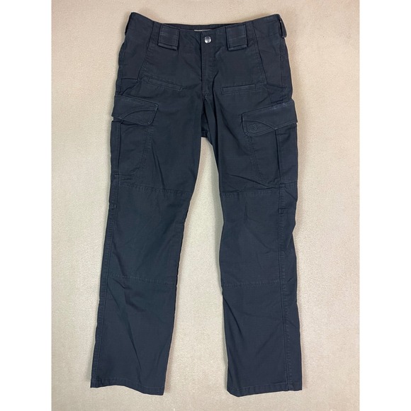 5.11 Tactical Women's Tactical Regular Pants Black, Size 6 Cargo Straight Leg - Picture 1 of 13